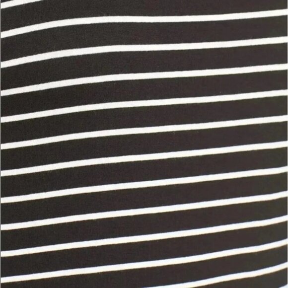 Revolve LNA Leigh Maxi Dress stripes Long Sleeveless Curved hem Scoop neck Small - Picture 13 of 15